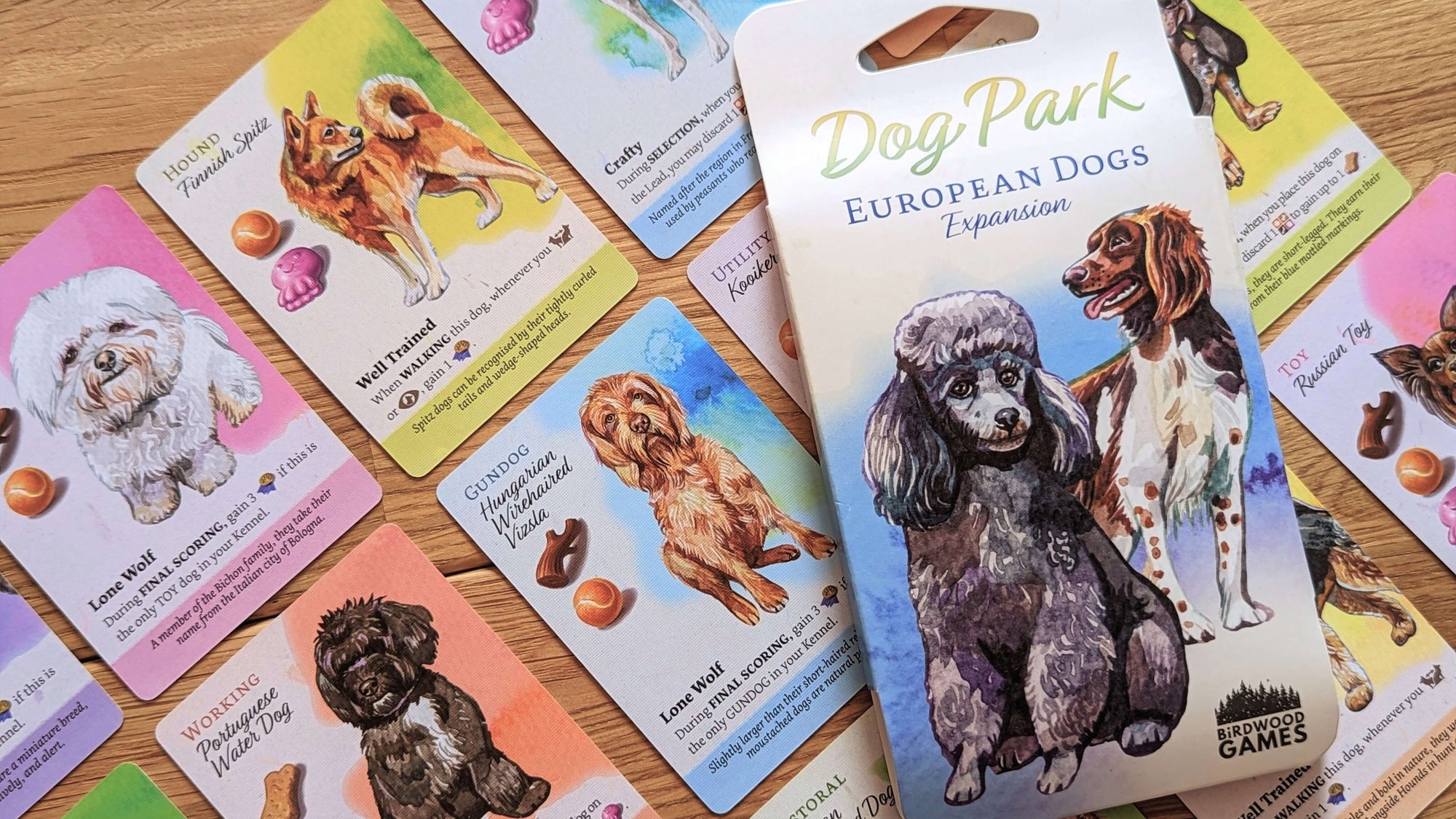 Hailing from Europe: The Dog Park European Dogs Expansion Pack