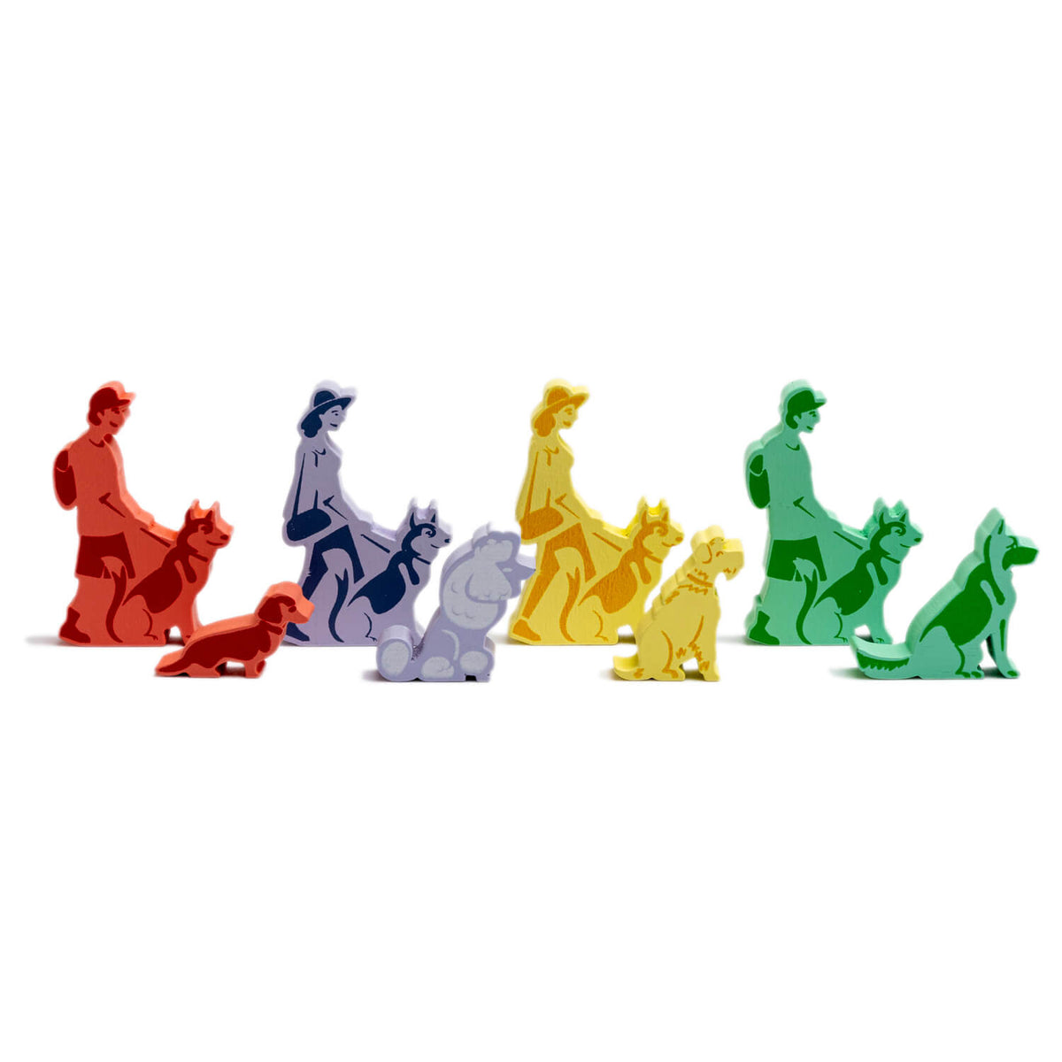 Dog Park Board Game Characters