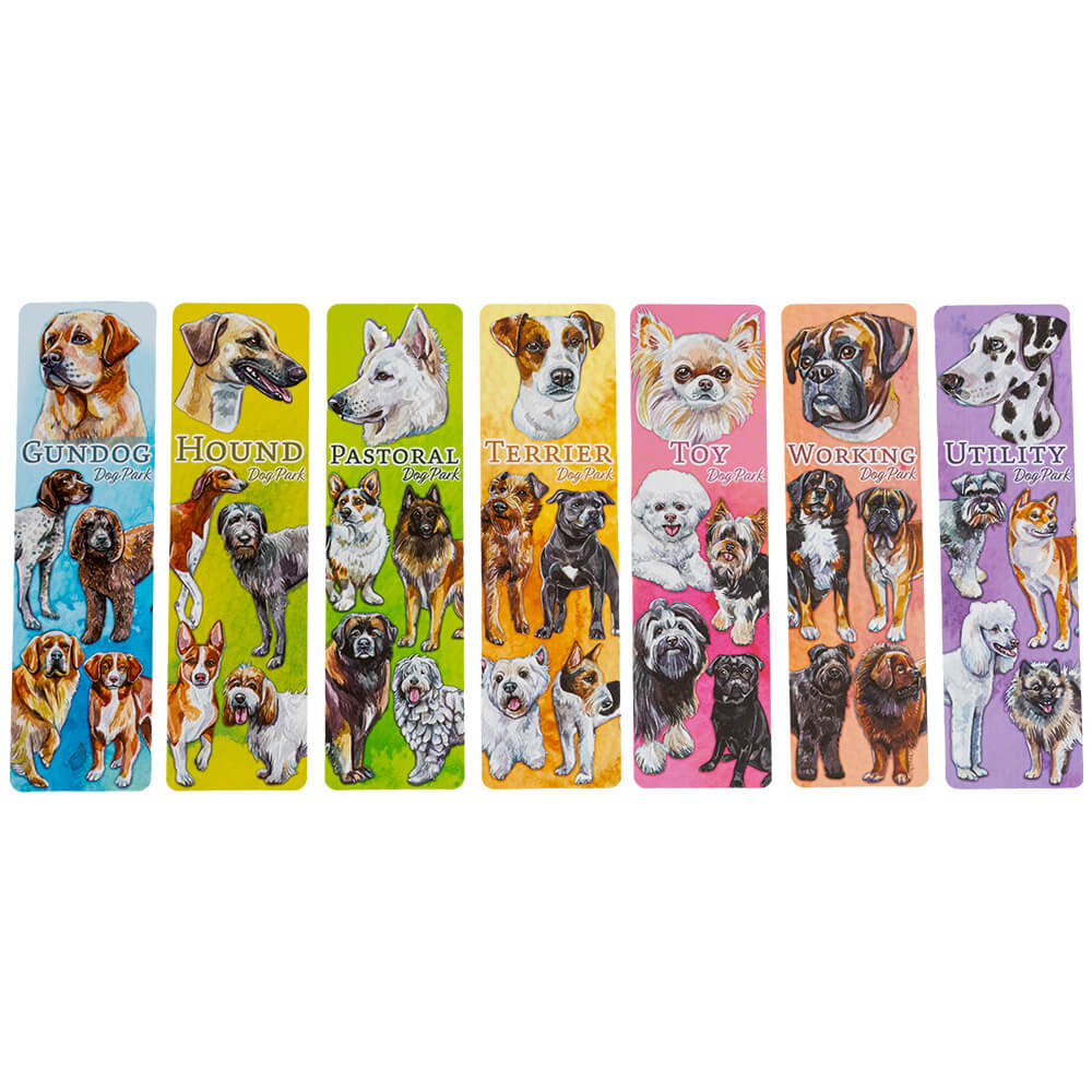 Dog Park Board Game Bookmarks set