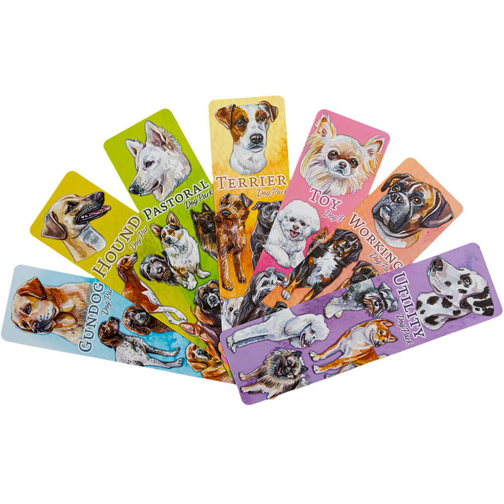 Dog Park Board Game Bookmarks set